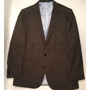 LANDS END Mens Brown Tailored Fit Sportcoat  NWOT